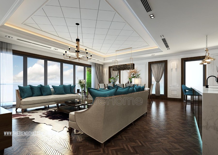 Thiết kế nội thất gỗ óc chó (11)